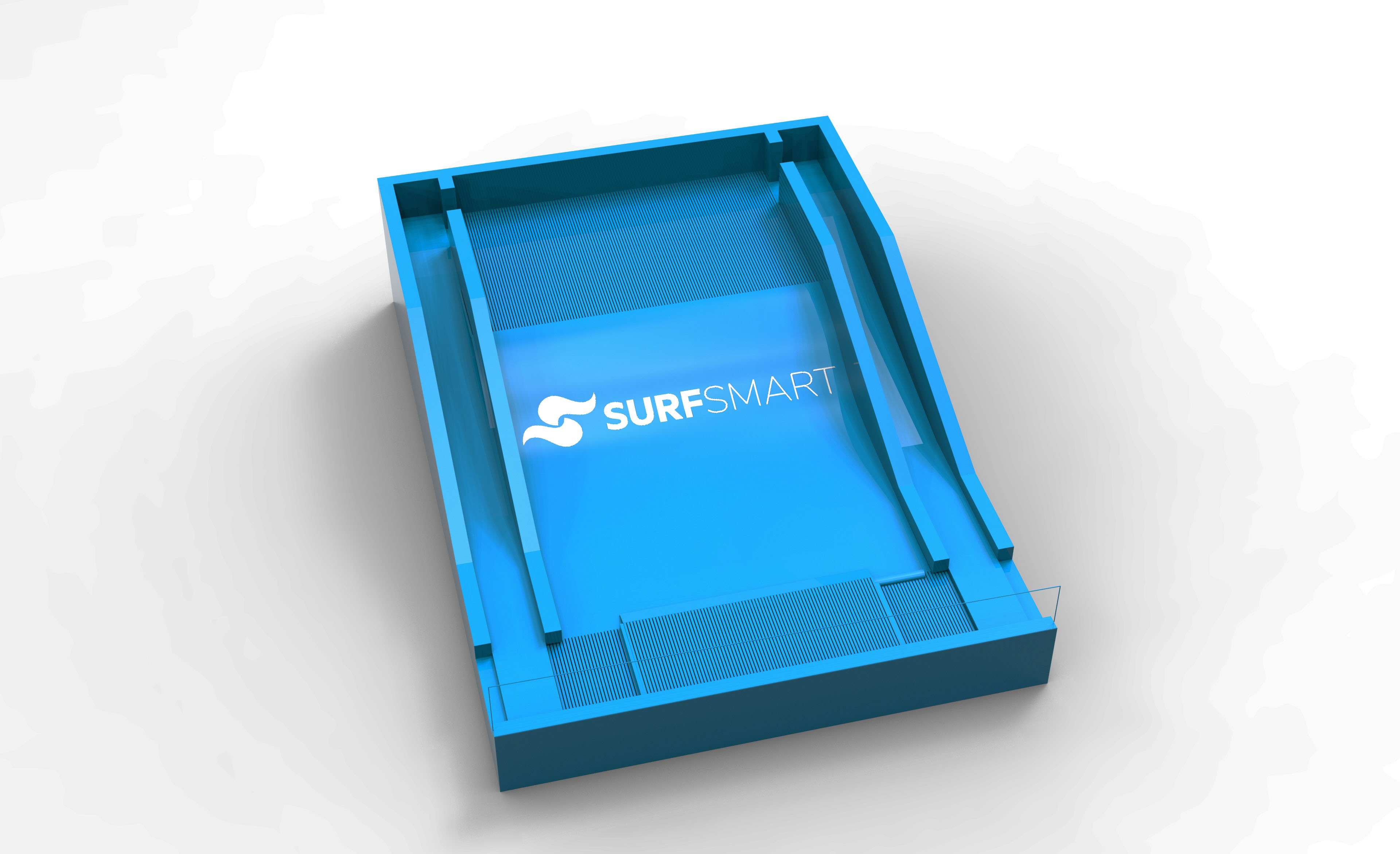 Triple professional surfing simulators